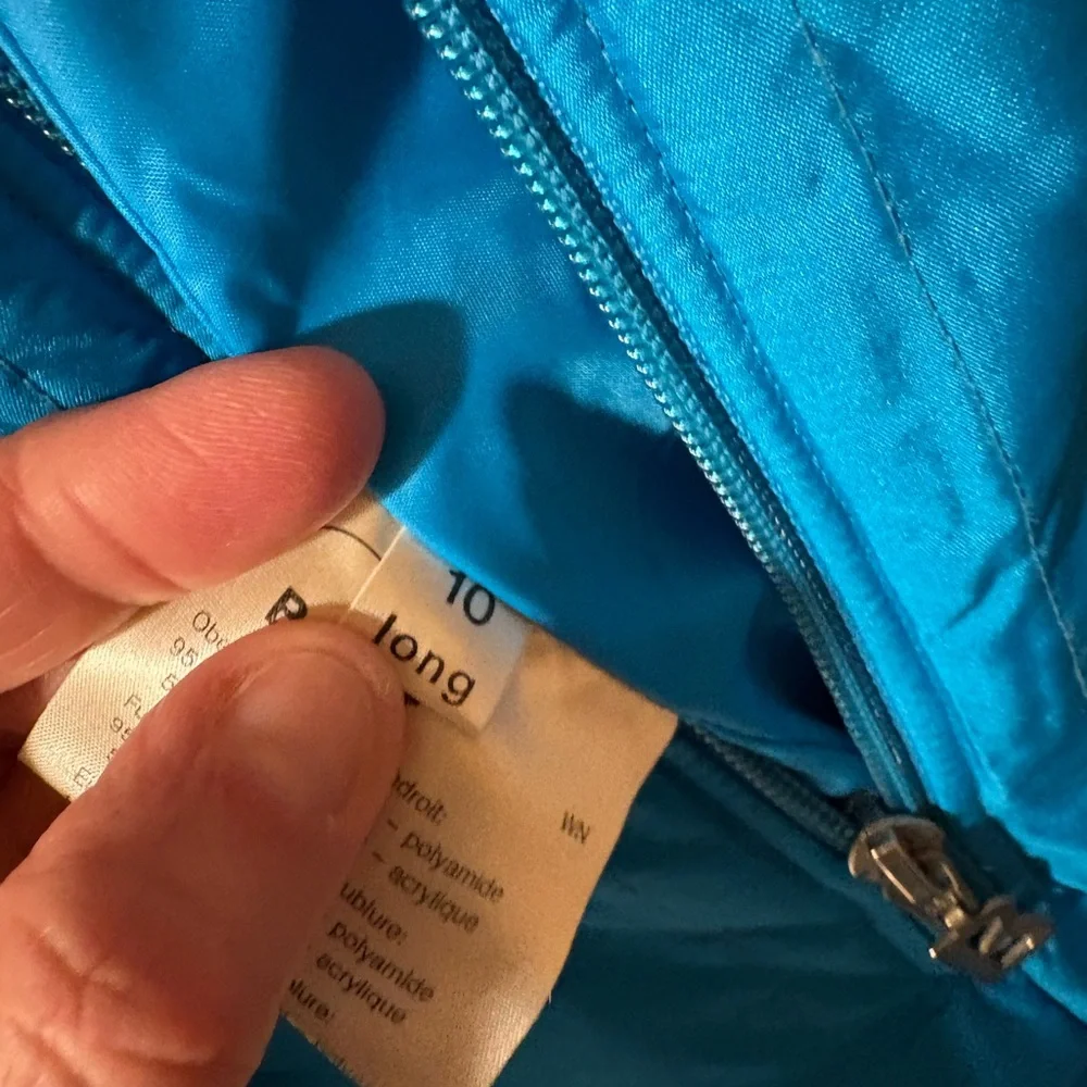 Bogner vintage white & blue rainbow 80s ski snowsuit - Picture 10 of 10